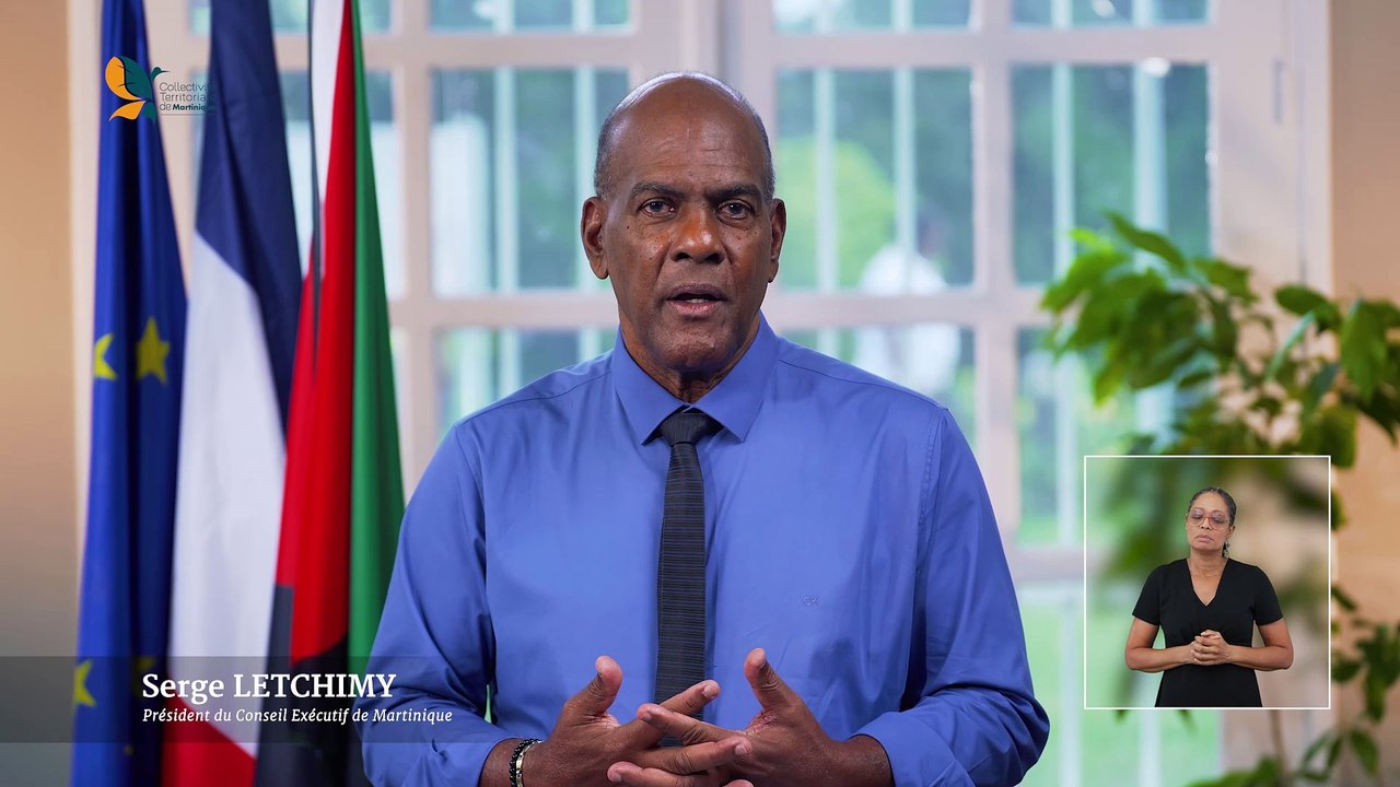 [Martinique] Vœux de Serge Letchimy, président de la Collectivité de Martinique