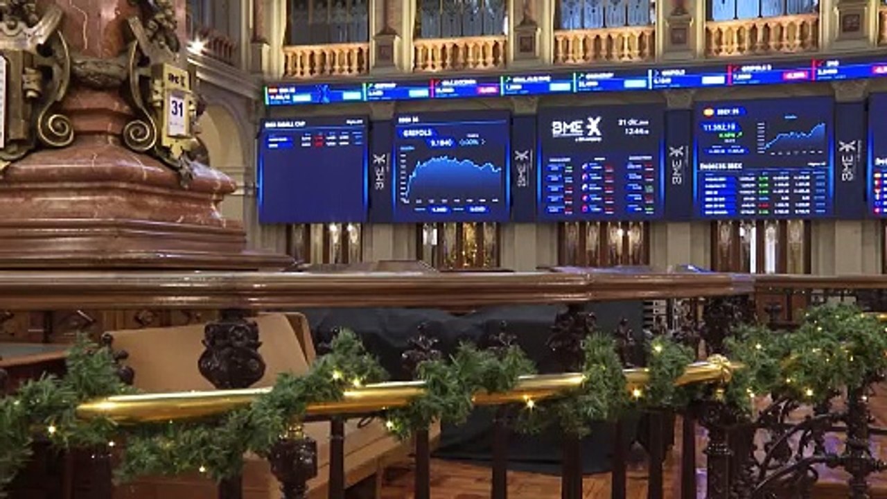 El Ibex 35 cierra 2024 con un alza de casi un 15% y enlaza dos años de subidas