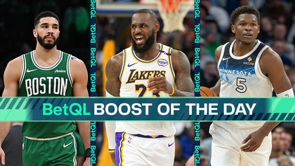 BetQL Boost of the Day: Insights on Jayson Tatum, LeBron James & Anthony Edwards