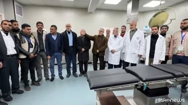 Gaza, ospedale riapre un anno dopo essere stato distrutto da Israele