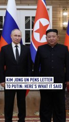 Kim Jong Un pens letter to Putin: Here’s what it said