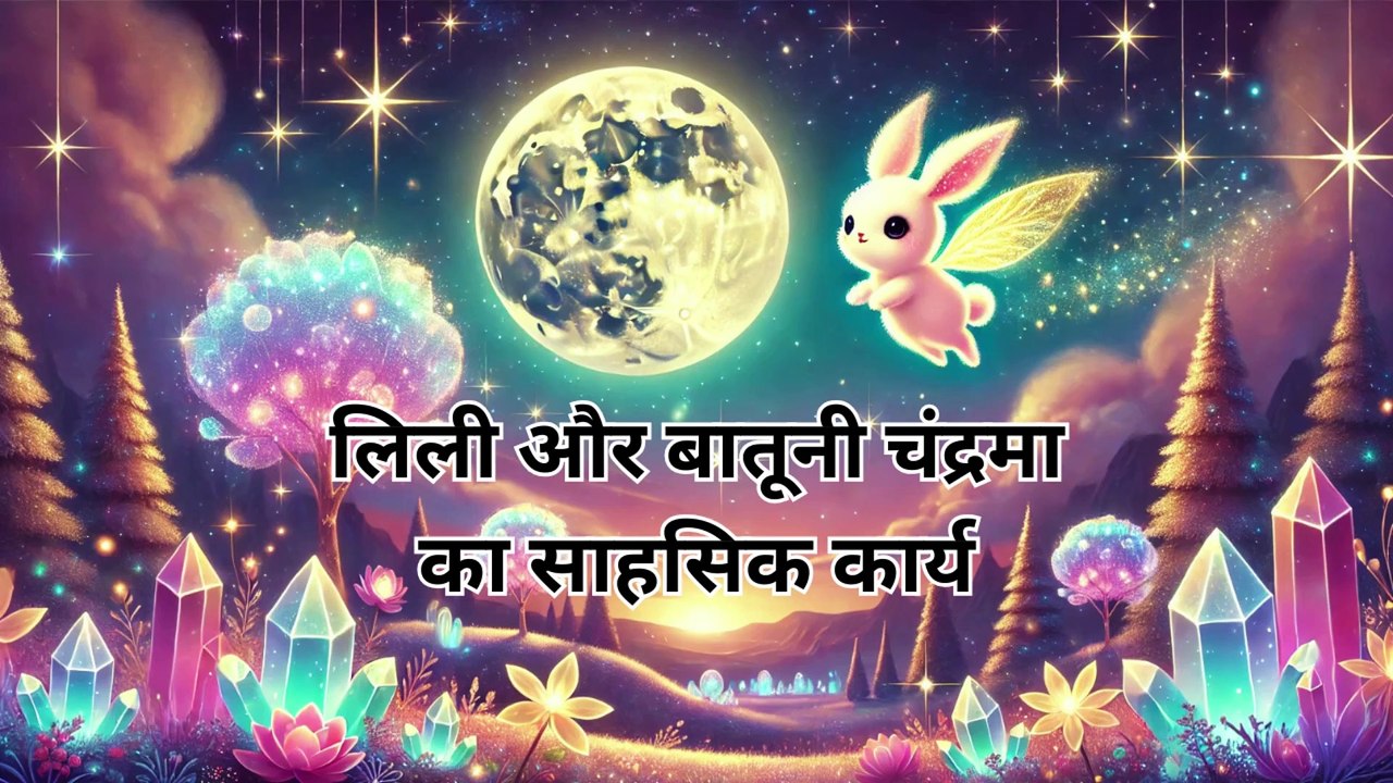 लिली और बातूनी चंद्रमा का साहसिक कार्य | Adventure of lilly and talking moon | Kids story | Magic story | kids adventure | Animals stories | adventure stories