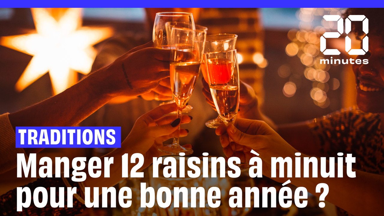 Manger 12 raisins à minuit pour une bonne année 2025 ? - Vidéo Dailymotion
