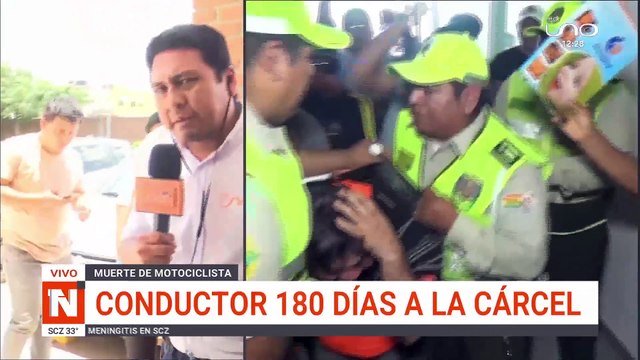 SCZ: DETENCIÓN PREVENTIVA PARA EL CONDUCTOR QUE ATROPELLÓ A MOTOCICLISTA