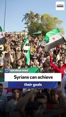 Syrians can achieve their goals