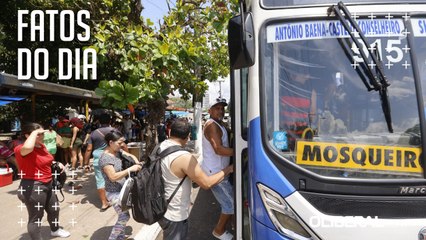 : Belenenses fazem fila à espera de ônibus rumo a Mosqueiro para o réveillon