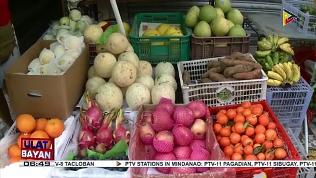 Presyo ng mga bilog na prutas sa Binondo, Maynila, tumaas