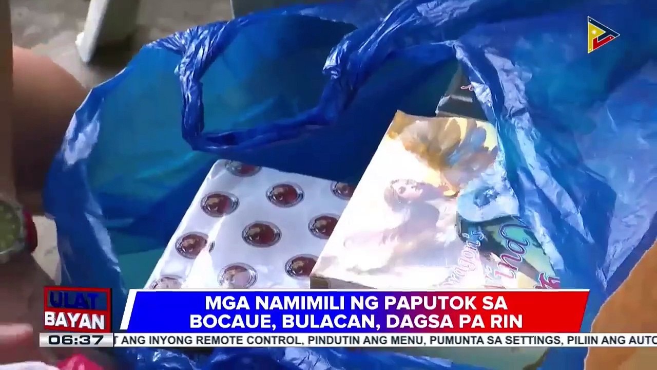 Mga namimili ng paputok sa Bocaue, Bulacan, dagsa pa rin; BFP, nakaantabay sa mga tindahan ng paputok