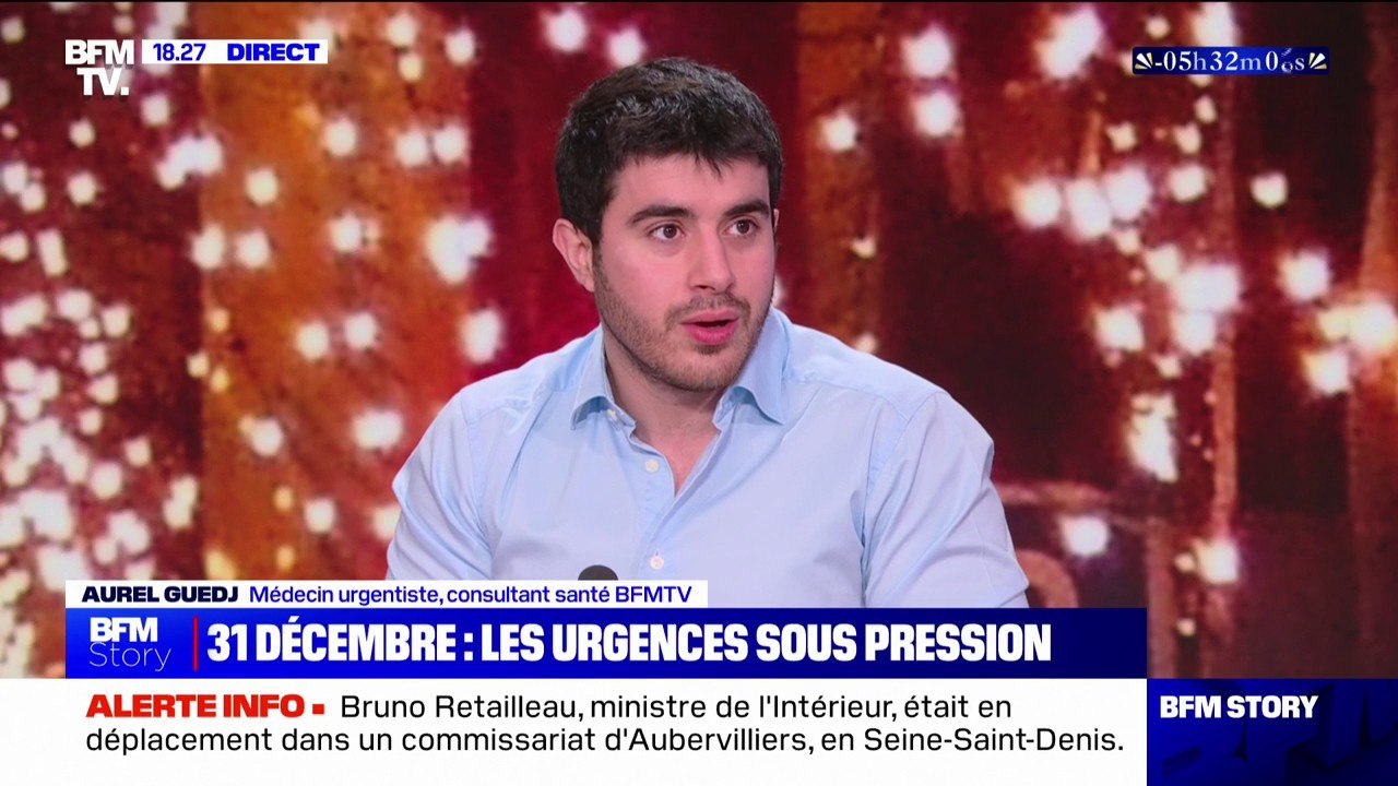 "Je n'y crois même plus": la promesse de Macron lors de ses vœux pour 2024 de "désengorger les urgences" n'a pas été tenue selon Aurel Guedj, médecin urgentiste