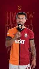 Galatasaray'da futbolcular yeni yıl mesajı verdi