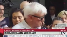 Zulma Lobato en el adiós a Lanata