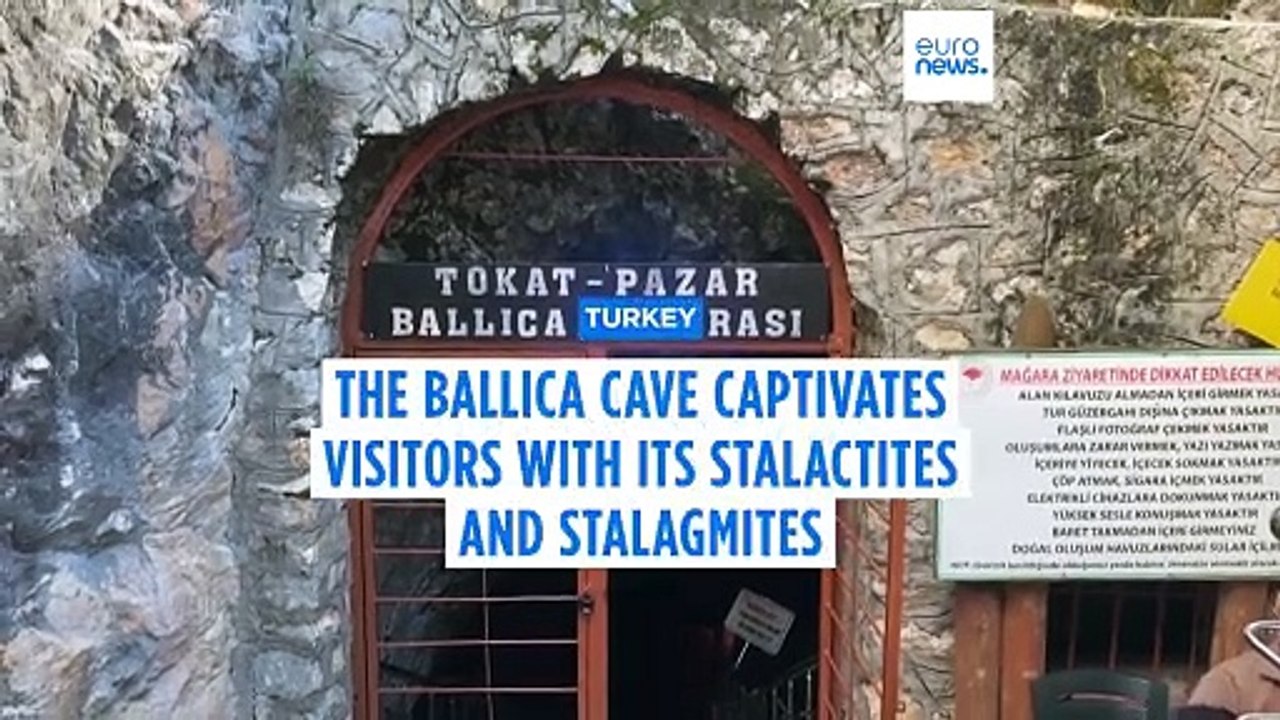 Turkey's Ballıca Cave captivates visitors with its stalactites and stalagmites