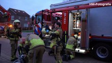 Hardnekkige schoorsteenbrand aan Karel Doormanstraat