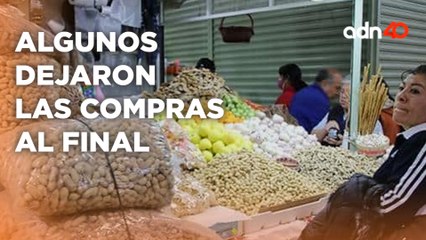 Romerías de fin de año, algunos viven al límite y hacen compras a la última hora