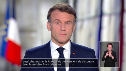 Emmanuel Macron : «Nous sommes aujourd'hui aux côtés des habitants de Mayotte»