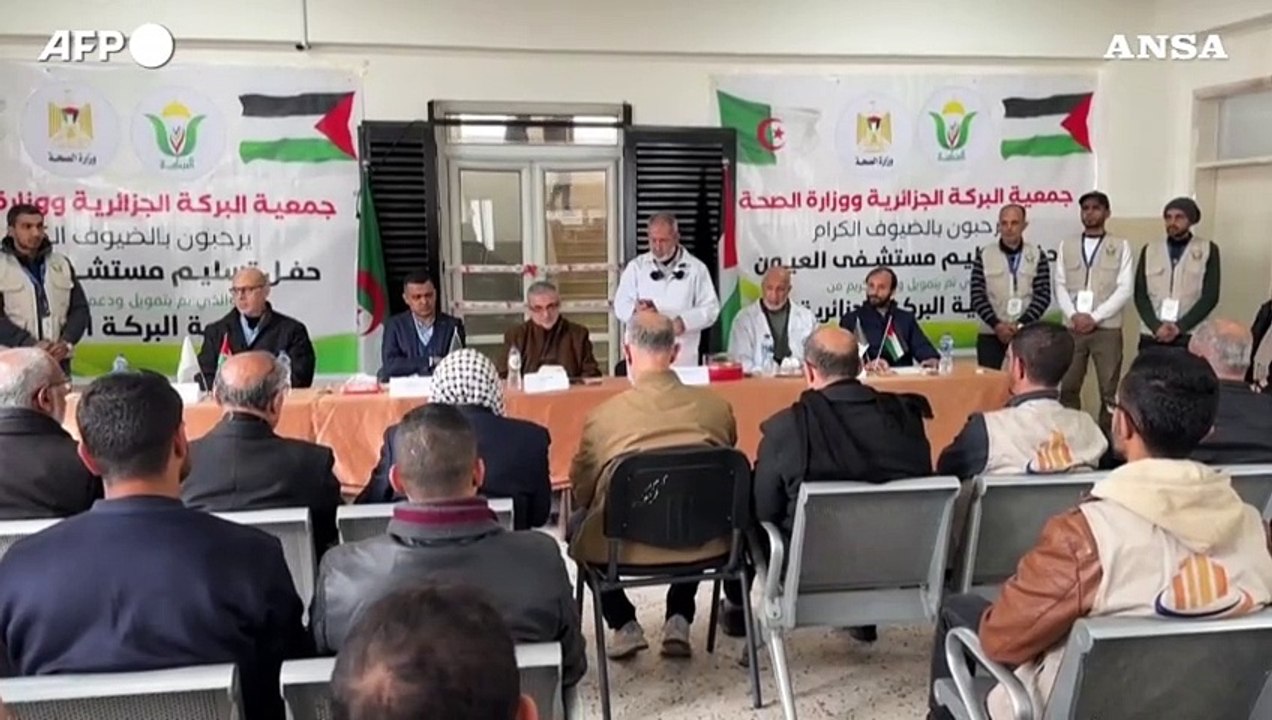 Gaza,  un ospedale riapre un anno dopo essere stato distrutto da Israele