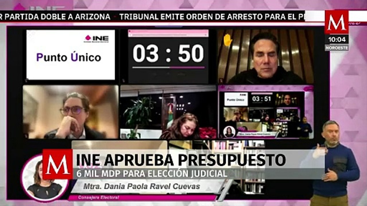INE aprueba 6 mil mdp para elección judicial en presupuesto para 2025 ...