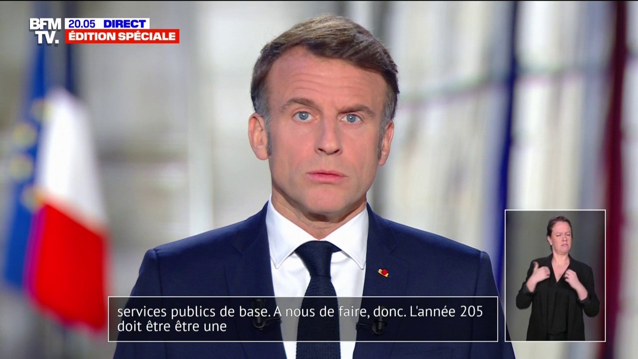Vœux d'Emmanuel Macron pour 2025: "Les Européen...