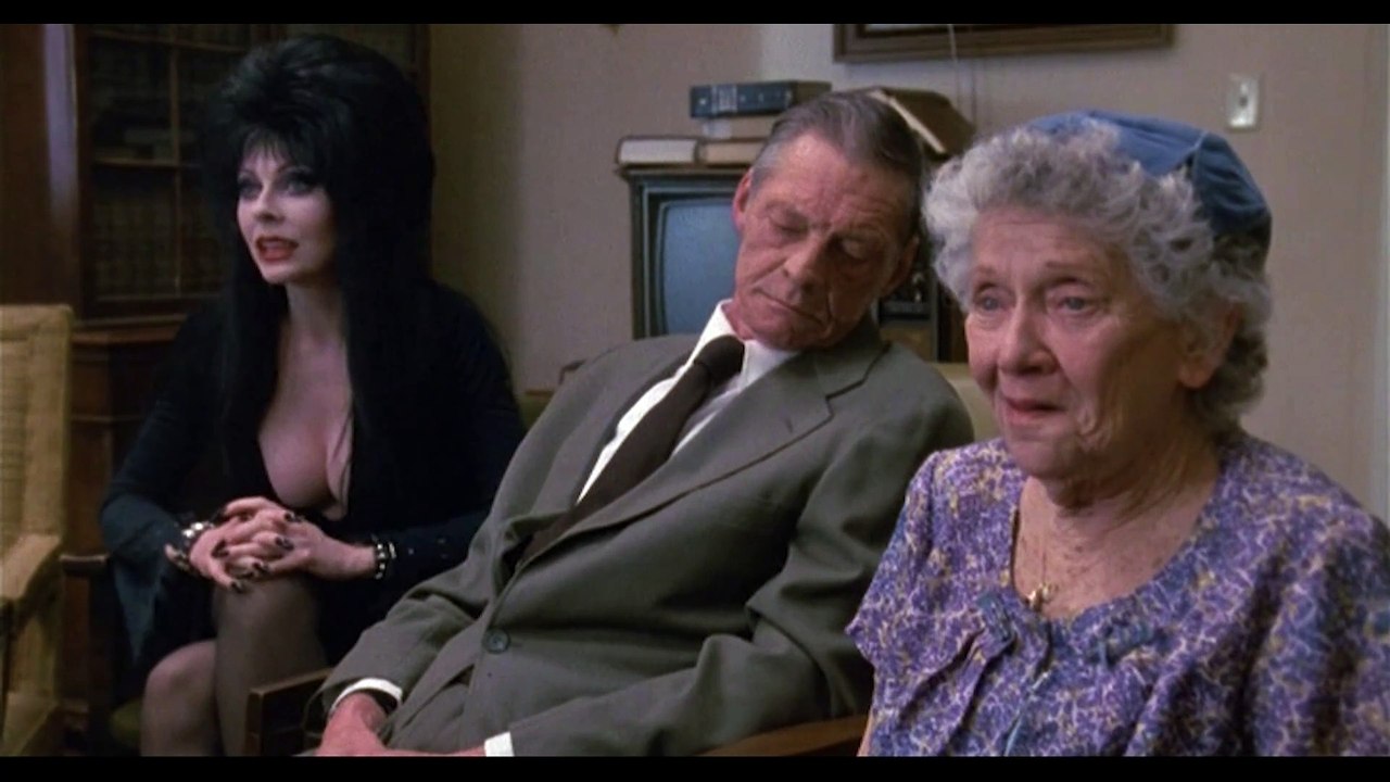 Elvira Mistress of the Dark - let it crack before someone else does the squat