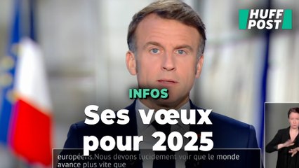Les vœux du Président Emmanuel Macron pour l'année 2025