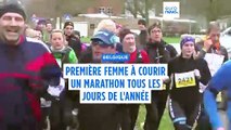 Une coureuse belge devient la première femme à courir un marathon tous les jours de l'année