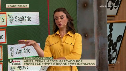 A PREVISÃO DE 2025 para Áries e o cristal do ano | Melhor da Tarde