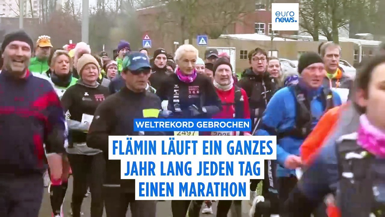 Weltrekord gebrochen: Flämin läuft ein ganzes Jahr lang jeden Tag einen Marathon
