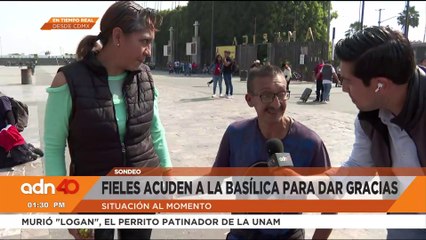 Fieles agradecen a la Virgen de Guadalupe por las bendiciones recibidas