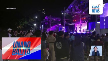 Pagsalubong ng mga taga-QC sa 2025, idinaan sa fireworks display, tugtugan, at sari-saring paingay | Unang Balita