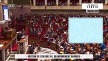 Les grands débats - Motion de censure du gouvernement Barnier