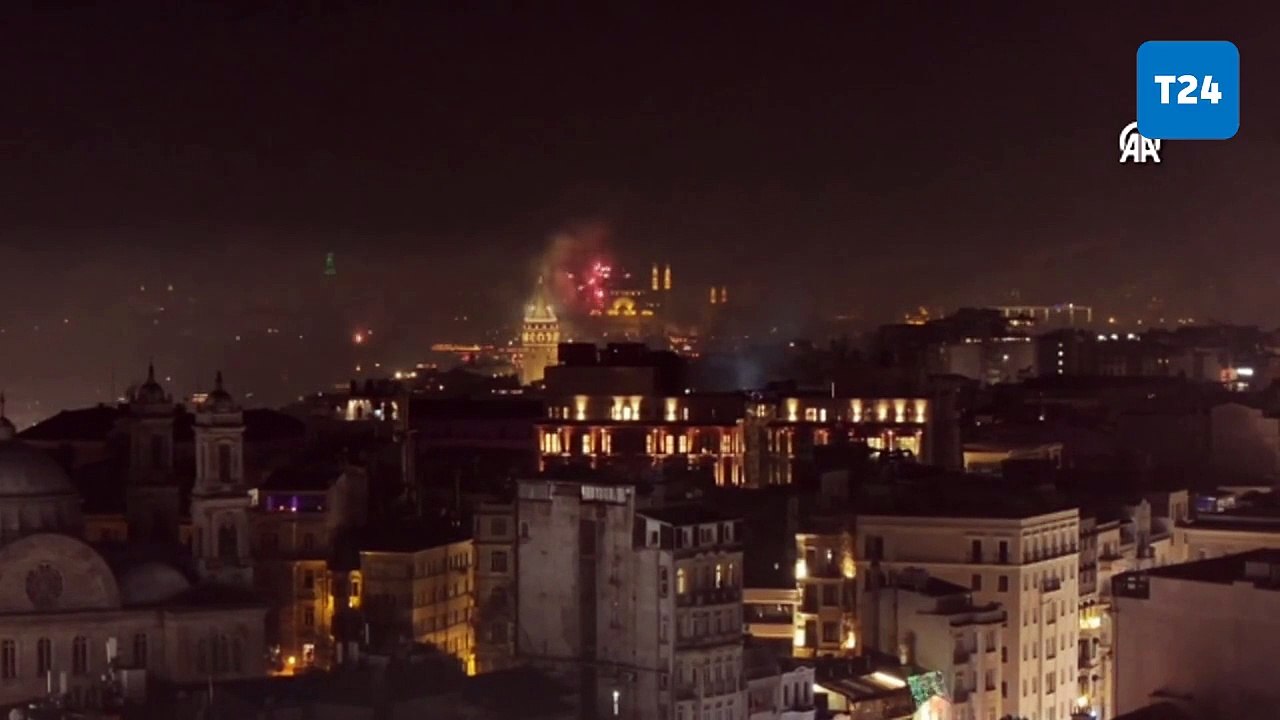 İstanbul'da yeni yıl coşkusu