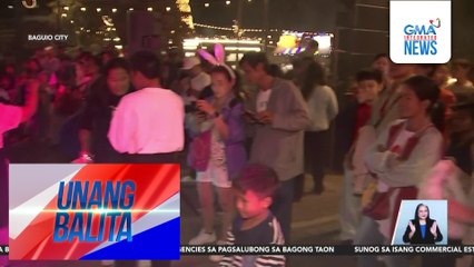 Mga residente at bakasyunista, hataw sa dance floor sa pagsalubong sa bagong taon | Unang Balita