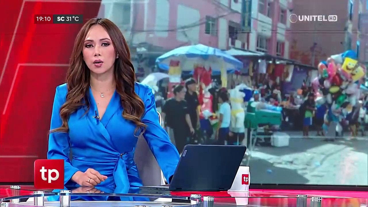 Imágenes aéreas muestran el caos y aglomeración en los mercados céntricos de la capital cruceña