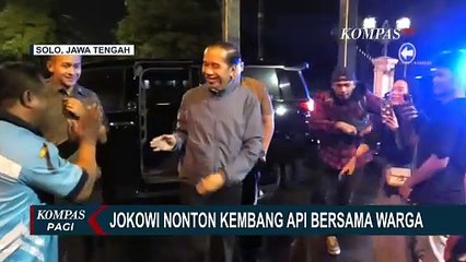 Kala Presiden ke-7 RI Jokowi Sapa Warga di Car Free Night Solo Sambut Tahun Baru 2025