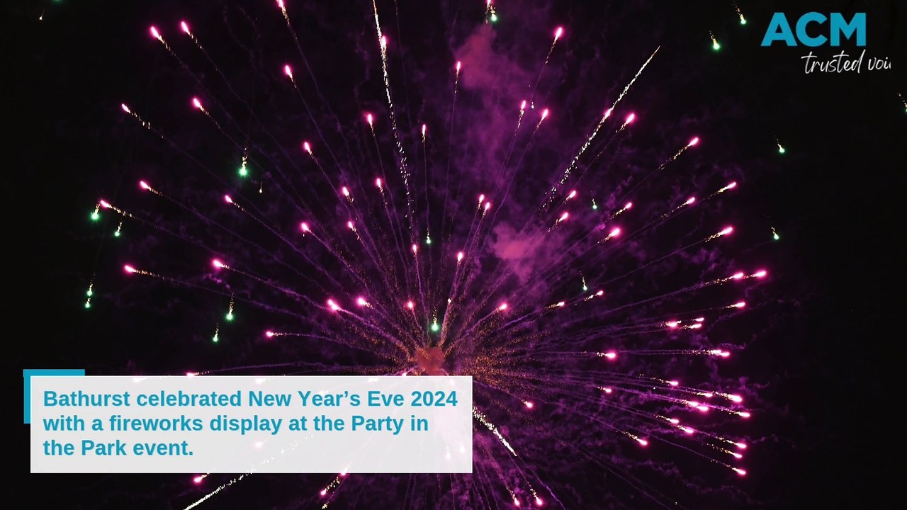 Bathurst 2024 NYE fireworks