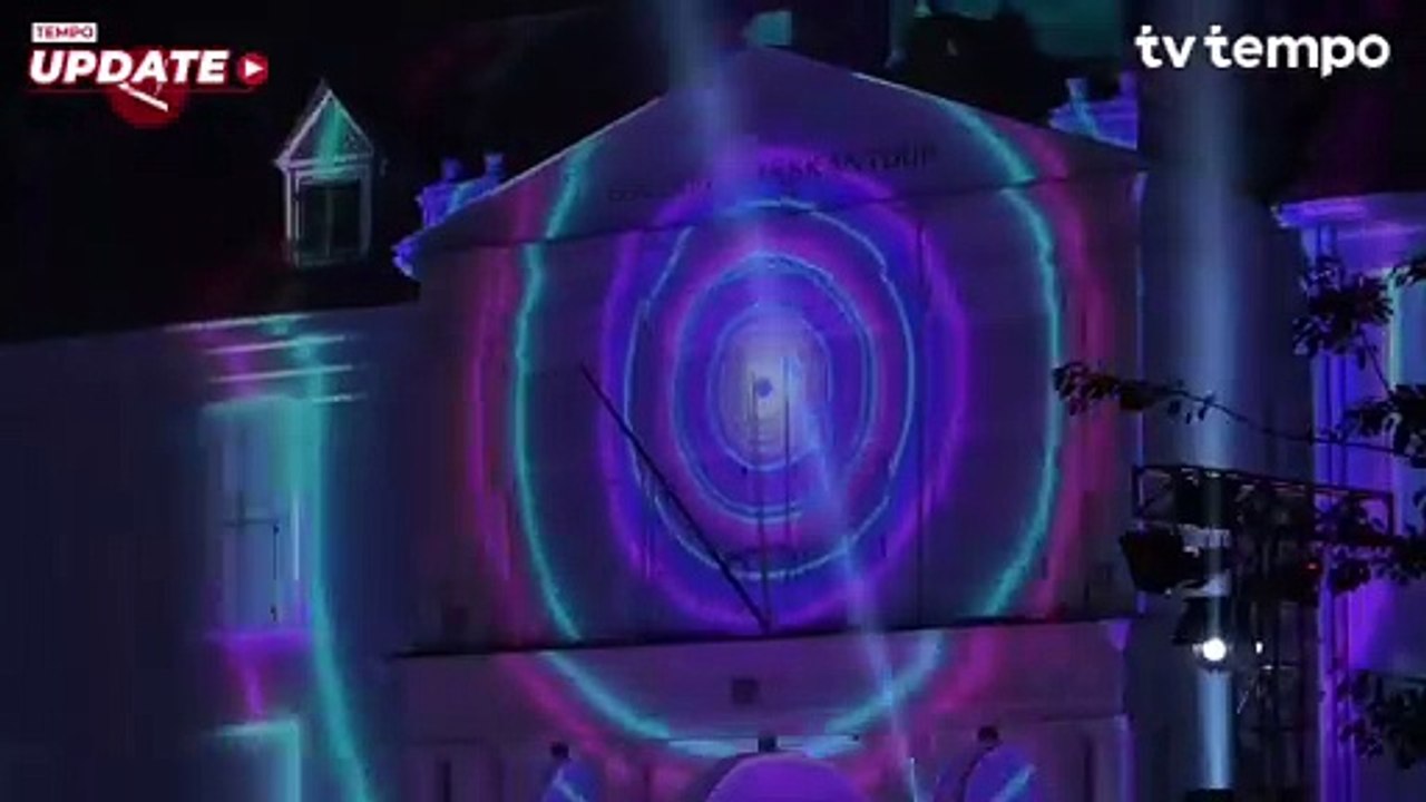 Meriahnya Jakarta Light Festival di Kota Tua Ramaikan Tahun Baru 2025