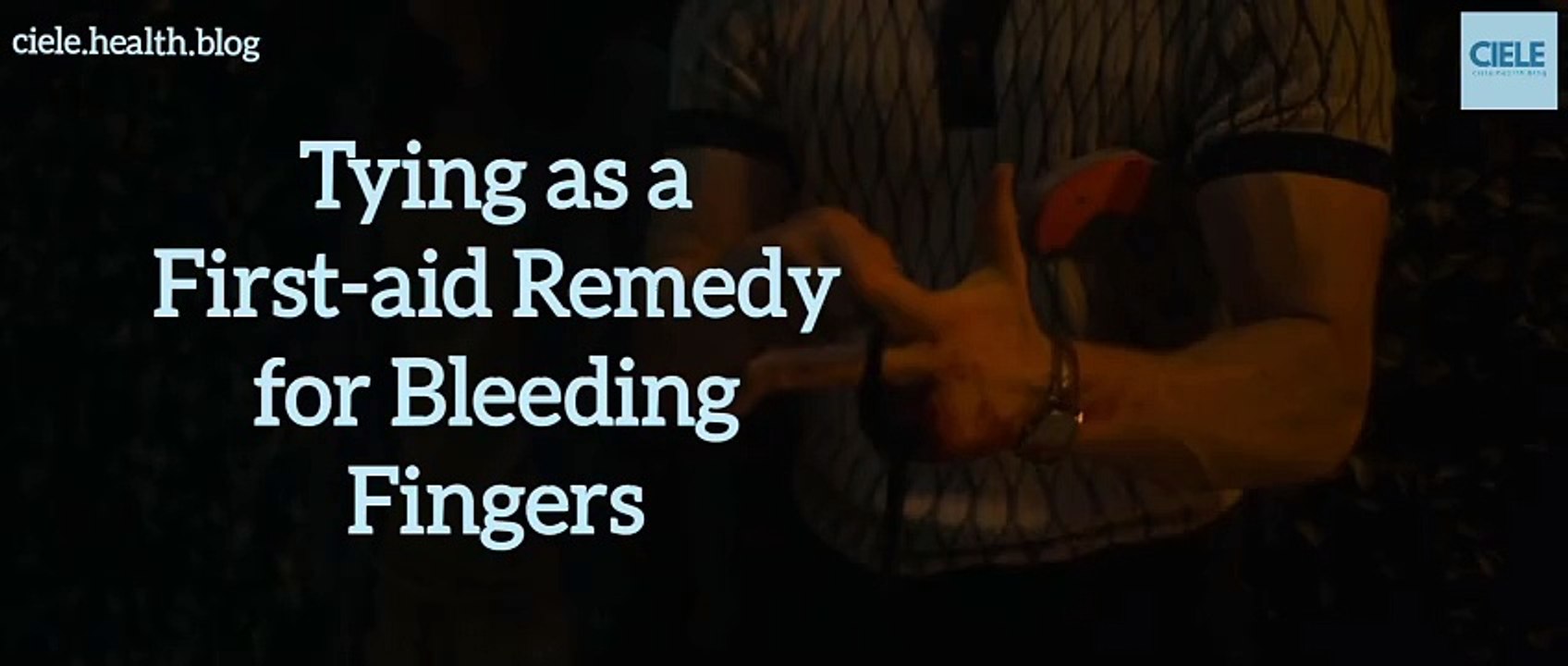 Tying as a First-aid Remedy for Bleeding Fingers_Full-HD_60fps