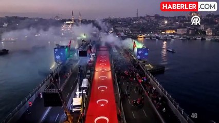 İstanbul'da büyük Gazze buluşması! Binlerce kişi Galata'ya yürüyor