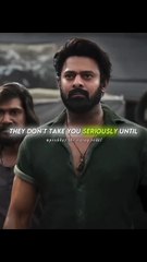 They don't take you seriously until