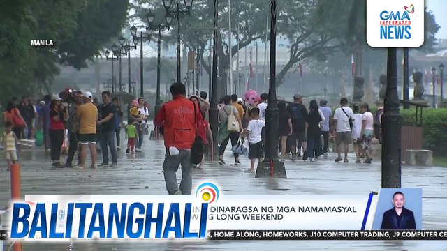 Luneta, unti-unti muling dinaragsa ng mga namamasyal ngayong huling araw ng long weekend | Balitanghali