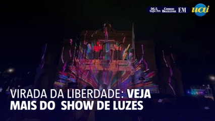 Virada da Liberdade: Mais imagens do show de drones e luzes