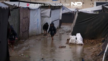 نازحو غزة يواجهون شتاءً قاسياً وسط نقص حاد في الاحتياجات الأساسية