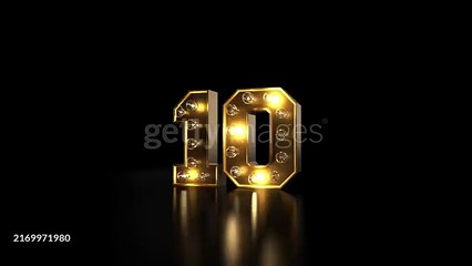 New year's eve 2025 with fireworks and blinking lights - 4K stock video