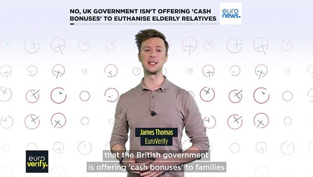 No, the UK government isn't offering 'cash bonuses' to families who euthanise elderly relatives