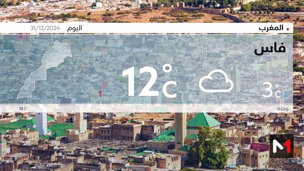 النشرة الجوية - 31/12/2024