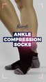 Pembrook Ankle Compression Socks for Women & Men - 4 Pairs | Sports Running Compression Socks | Athletic Ankle Support Socks