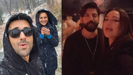 New Year 2025:Sonakshi,Aditi Rao,Pulkit Samrat & Many Celebs Celebrates First New Year After Wedding