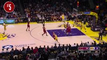 LeBron flies into 2025 with a huge dunk