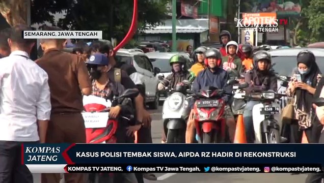 Kasus Polisi Tembak Siswa, Aipda RZ Hadir di Rekonstruksi