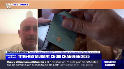 Restriction des titres-restaurant au supermarché: "On pourrait envisager un titre alimentaire", estime ce propriétaire d'une brasserie